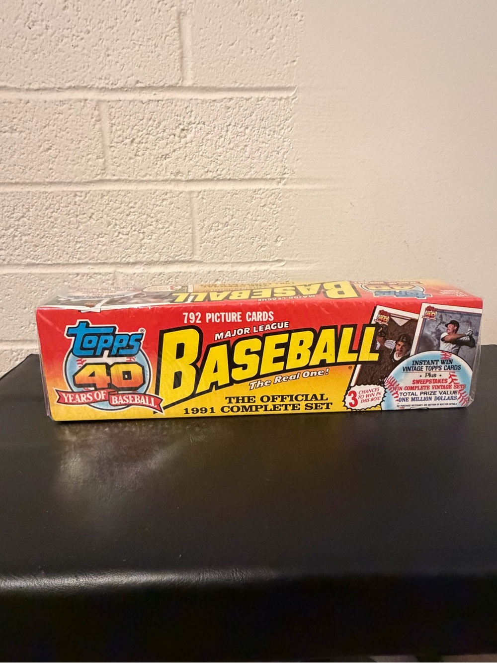 1991 Topps Baseball Complete Set 792 Cards FACTORY SEALED
